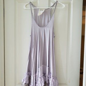 FP One ruffle slip dress